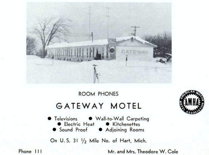 Gateway Motel - 1962 High School Yearbook Ad